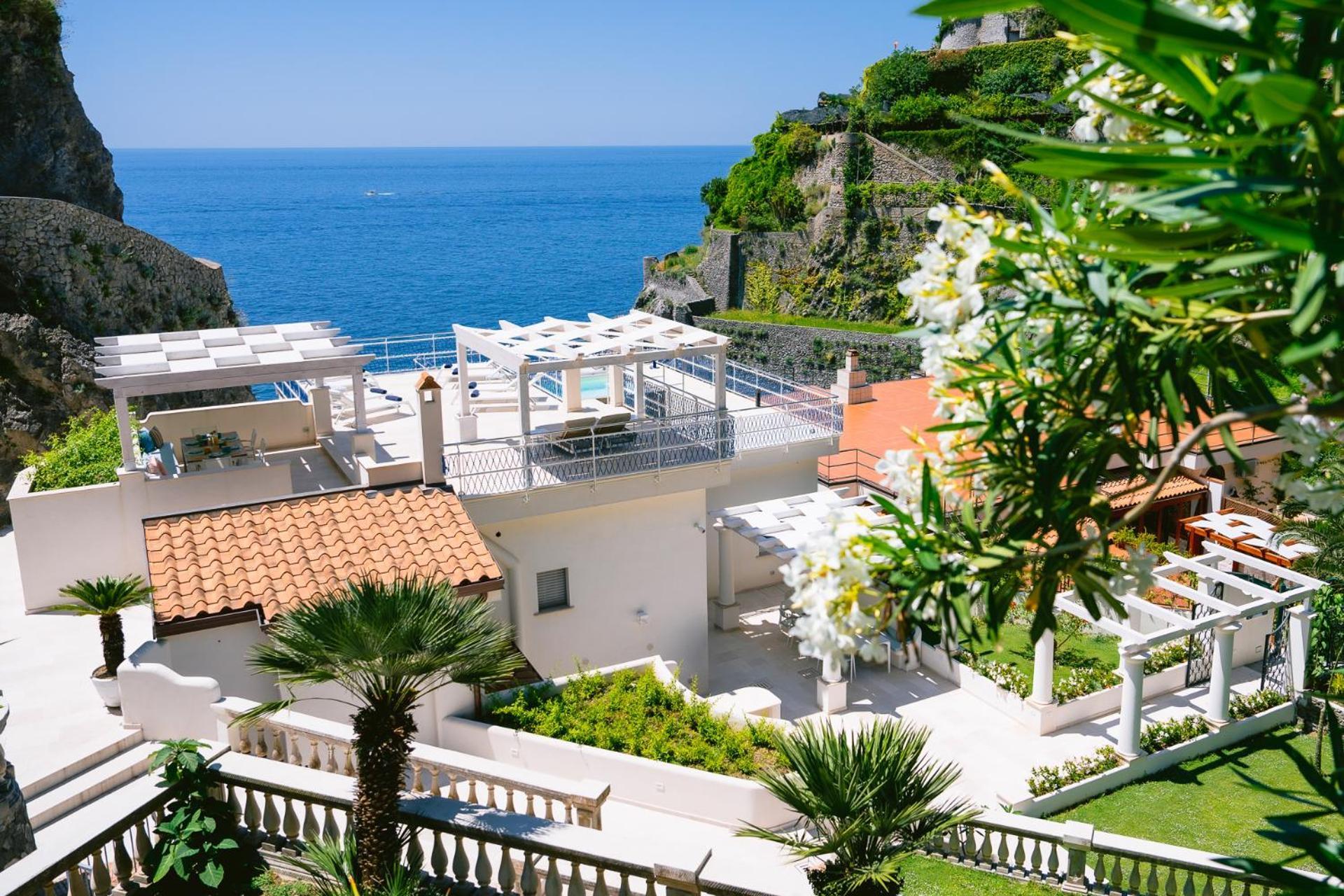 Acquachiara Seaside Luxury Villa In Amalfi Coast Майори Экстерьер фото